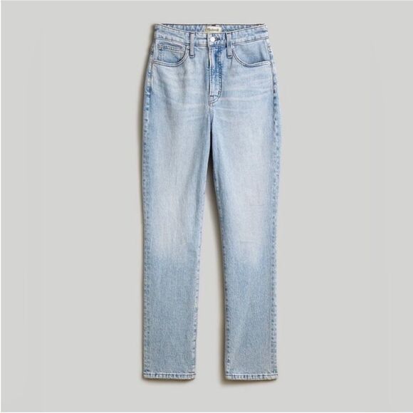 Madewell The Curvy Perfect Vintage Jean in fitzgerald Light wash rigid Size 29 - Picture 8 of 13